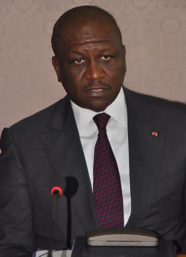 Monsieur Hamed Bakayoko,Ministre d´Etat, Ministre de l´Intérieur et de la Sécurité. Membre du COS-C2D.