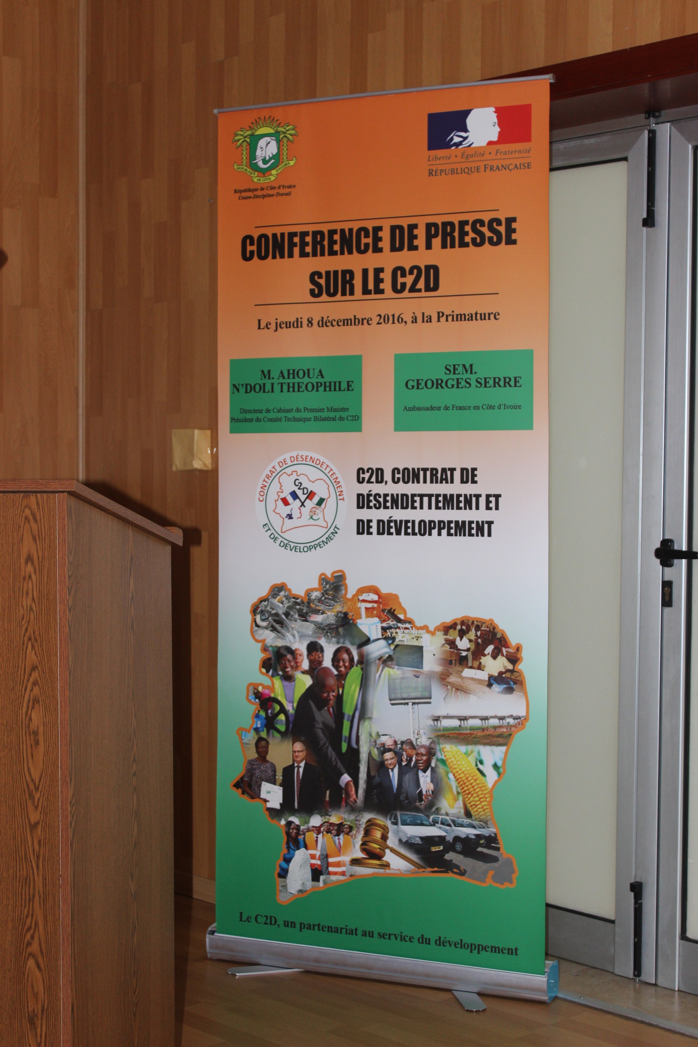 Conférence de presse sur le C2D, le 08 décembre 2016